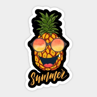 Funny Pineapple summer Ananas Sticker